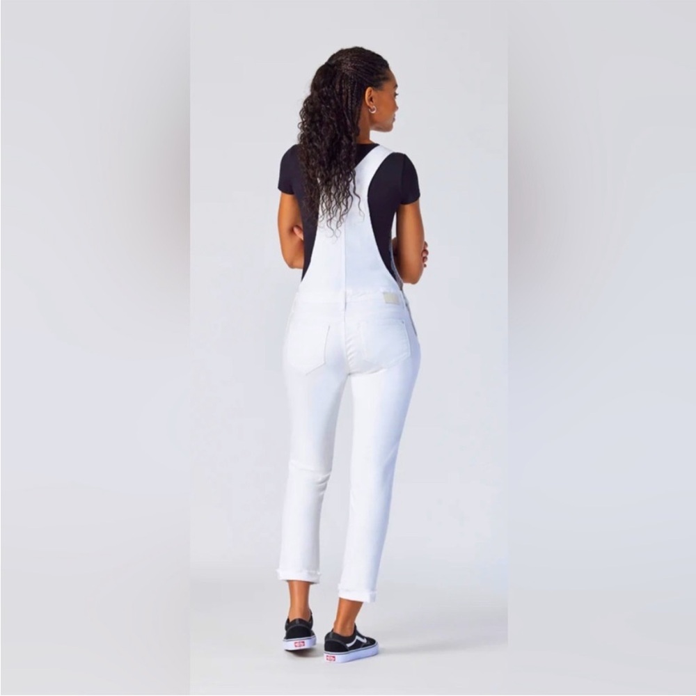 2929 Mavi Overalls Edera Ripped White Womens Small Beach Boho Cowgirl - Picture 3 of 15